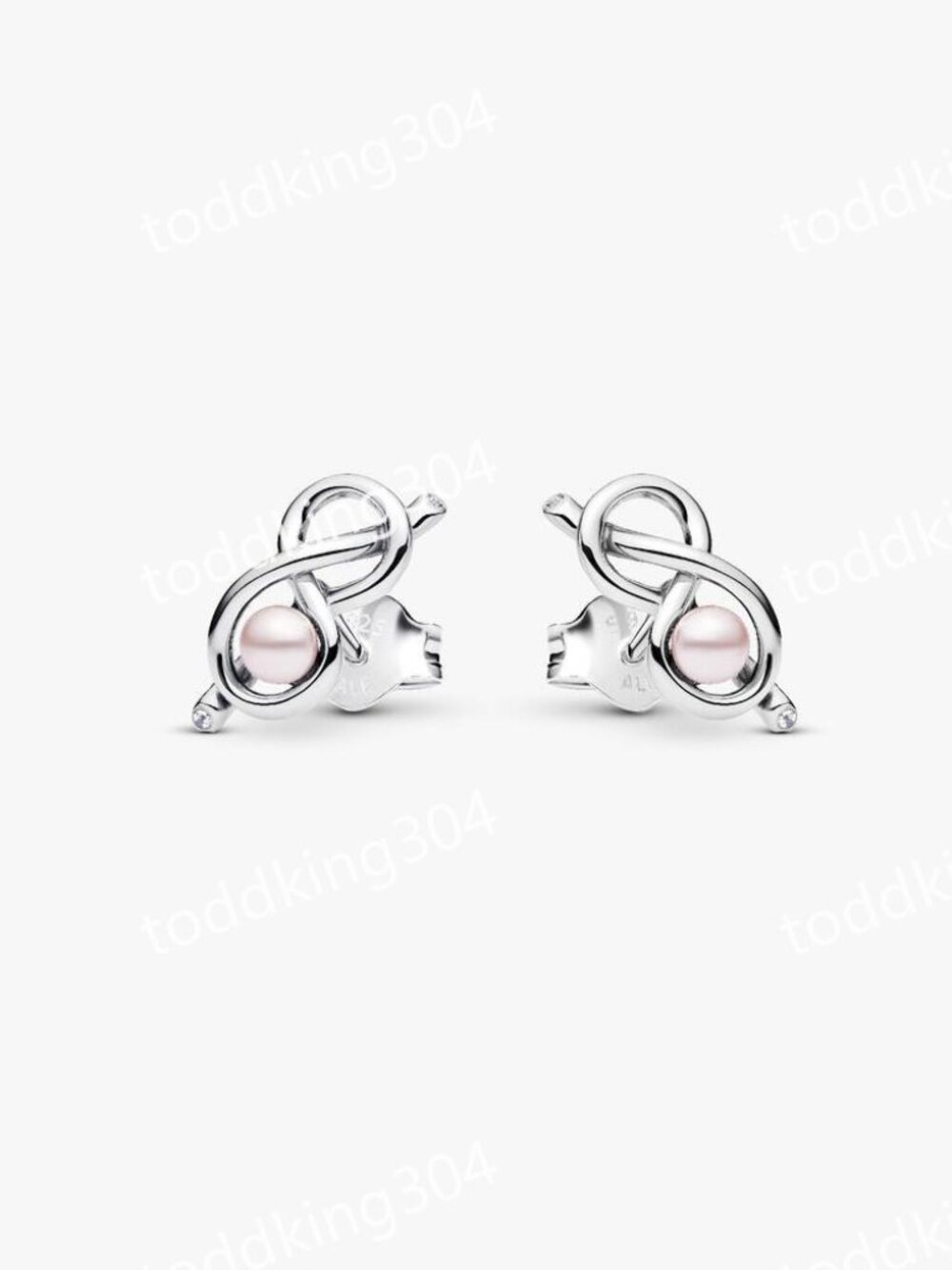 Infinity Knot Stud Earrings
